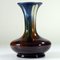 Vase Art Déco Drip Glaze de Thulin, Belgique, 1930s 6