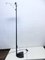 Halogen Floor Lamp Ceiling with Glass Shade, 1980s 5