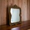 Specchio antico da parete in stile rococò in legno e gesso, leggera volpe sul vetro che gli conferisce vero carattere e fascino., Immagine 2