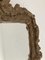Specchio antico da parete in stile rococò in legno e gesso, leggera volpe sul vetro che gli conferisce vero carattere e fascino., Immagine 3