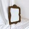 Specchio antico da parete in stile rococò in legno e gesso, leggera volpe sul vetro che gli conferisce vero carattere e fascino., Immagine 1