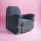 Club Armchair with Fabric with White Upholsterer, 1980s 3