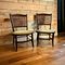 Edwardian Mahogany Oval Based Hall Chairs, Set of 2 6