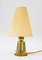 Table Lamp with Fabric Shade, Vienna, Austria, 1950s, Image 1