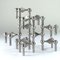 Modular Candleholders attributed to W. Stoff & H. Nagel for Bayerische Metall Fabrik, 1970s, Set of 10, Image 6