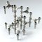Modular Candleholders attributed to W. Stoff & H. Nagel for Bayerische Metall Fabrik, 1970s, Set of 10 4