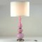 Pink Ceramic Table Lamp, 1960s. 2