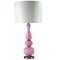 Pink Ceramic Table Lamp, 1960s. 1