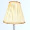 Floor Lamp with Original Pleated Shade, 1950s 6