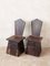 Chaises Folk Art en Bois, Italie, Set de 2 1