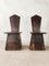 Italian Wooden Folk Art Chairs, Set of 2 2