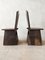 Chaises Folk Art en Bois, Italie, Set de 2 3