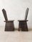 Italian Wooden Folk Art Chairs, Set of 2 5