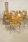 Stackable Chairs in Plywood, 1980s, Set of 10, Image 12