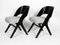 Moderne Mid-Century Stühle in Schwarz & Grau von Carl Sasse für Casala, 1950er, 2er Set 2