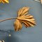 Lampada da parete con foglie in legno scolpito, Italia, Immagine 5