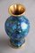 Chinese Jingfa Vases in Enamel, Metal & Wood, 1960s, Set of 3, Image 3