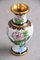 Chinese Jingfa Vases in Enamel, Metal & Wood, 1960s, Set of 3 5