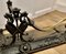 Guardabarros victoriano modernista de hierro fundido y latón, Imagen 2