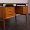 Model 75 Freestanding Desk in Teak by Gunni Omann for Omann Jun Møbelfabrik, Denmark, 1960s, Image 12