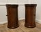 Round Side Cabinets or Nightstands, Set of 2 1