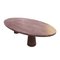 Italian Persa Marble Dining Table with Oval Top and Rounded Legs 5