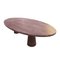 Italian Persa Marble Dining Table with Oval Top and Rounded Legs, Image 5