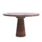 Italian Persa Marble Dining Table with Oval Top and Rounded Legs 7