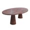 Italian Persa Marble Dining Table with Oval Top and Rounded Legs 3