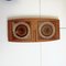 Mid-Century Ceramic and Teak Double Trivet from Wyncraft, England, 1970s, Image 1