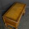 Small Vintage Carved Oak Desk, 1920s 6