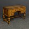 Small Vintage Carved Oak Desk, 1920s 12