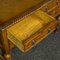 Small Vintage Carved Oak Desk, 1920s 2