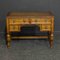 Small Vintage Carved Oak Desk, 1920s, Image 1