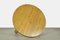 Brutalist Round Coffee Table in Massive Oak, Belgium 1960s 8