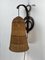 Dutch Rattan and Bamboo Wall Sconce Lantern, 1960s, Image 1