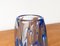 Mid-Century Model 914 Blue Glass Vase by Rudolf Schröter for Rosice, 1950s 10