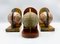 Vintage Hong Kong Globe Bookends, 1970s, Set of 3 2