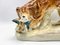 Large Hunting Dog with Duck Figurine in Porcelain from Royal Dux Bohemia, 1940s 6