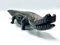 Scultura grande coccodrillo intagliato in palissandro, anni '60, Immagine 2