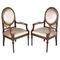 French Louis XVI Armchairs, 1960s, Set of 2, Image 1