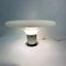 Large Italian UFO Glass Table Lamp, 1970s 3