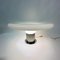 Lámpara de mesa UFO italiana grande de vidrio, años 70, Imagen 4