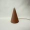 French Teepee Table Lamp in Matte Pink Glass from SCE, 1970s 5