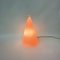 French Teepee Table Lamp in Matte Pink Glass from SCE, 1970s 4