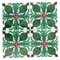 Green Glazed Tiles, Belgium, 1920s, Set of 16, Image 1