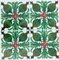 Green Glazed Tiles, Belgium, 1920s, Set of 16, Image 2