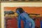 Pierre Ambrogiani, Figuras, óleo sobre lienzo, años 70, Enmarcado, Imagen 4
