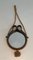 Small Ceramic and Rope Mirror, 1970s 1