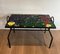 Black and Ceramic Lacquered Metal Coffee Table in the style of Jacques Adnet, 1950s 3